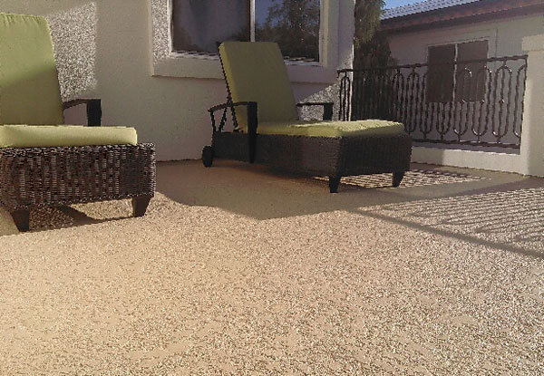 concrete resurfacing with a textured finish prevents slips and falls