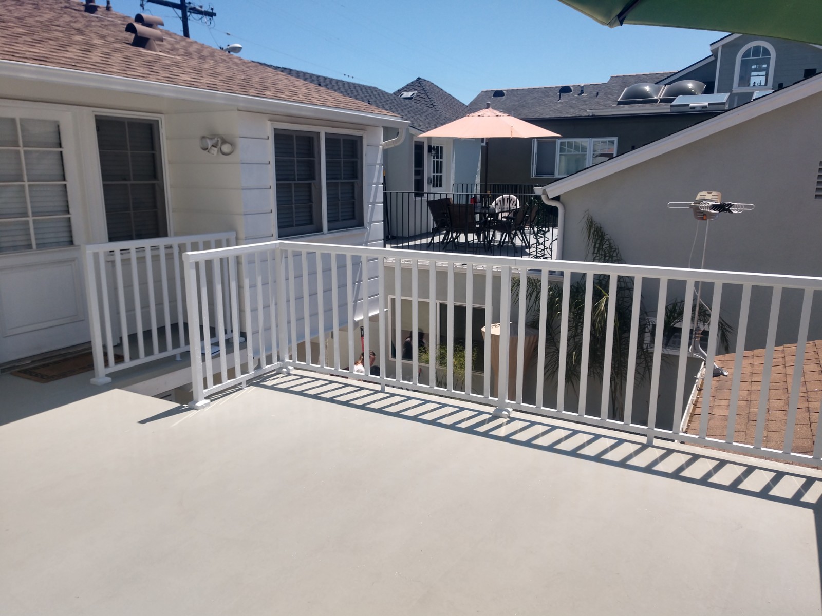 concrete deck coatings update Orange County balcony