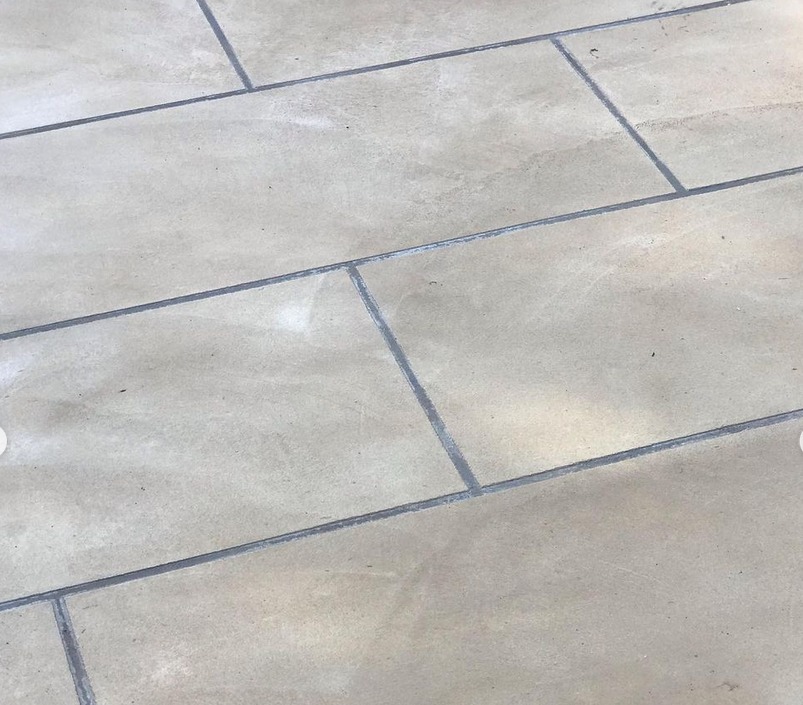 Desert Crete deck waterproofing finished to look like gray tile