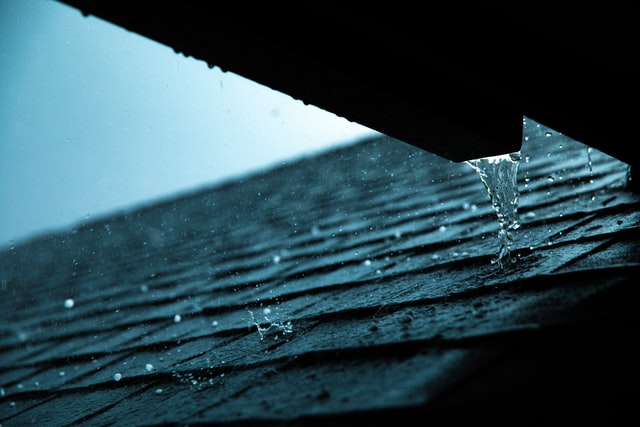 composition roof uses shingles to keep water running off and not inside