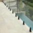 After Deck contractor adds clear railings to home