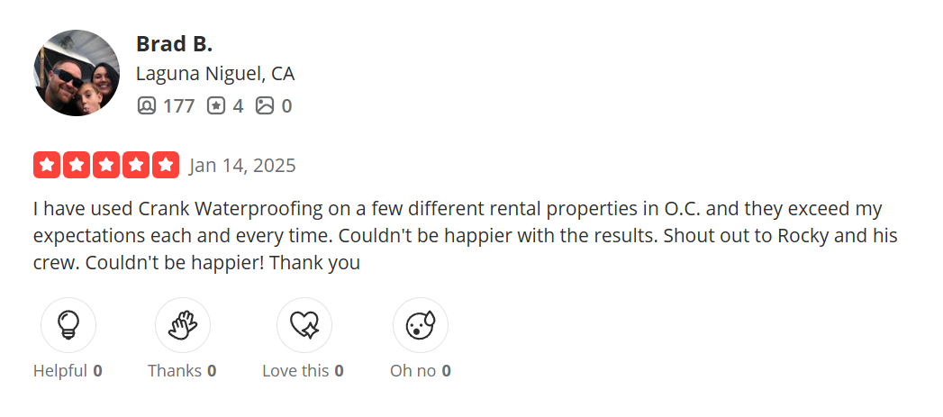 tile roof repair review from Yelp