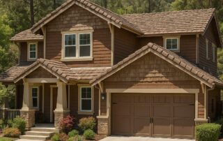 trabuco canyon shake tile roof AI generated