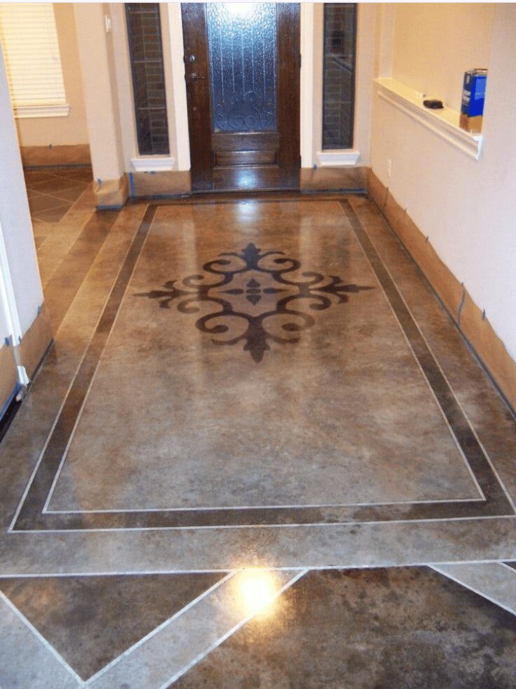 interior concrete resurfacing with polishing
